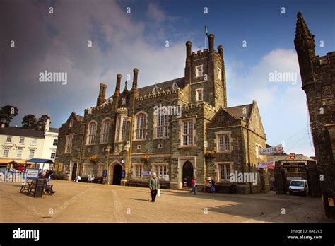 Tavistock Town Hall Tavistock Devon England Stock Photo Alamy