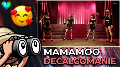 REACTION MAMAMOO Décalcomanie Dance Ver YouTube