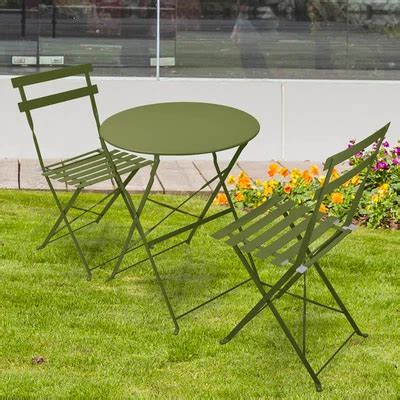 Jual Soleil Lucio Bistro Set Kursi Meja Teras Lipat Hijau Terbaru