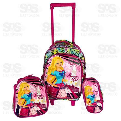 Mochila Infantil Estojo E Lancheira Spider FUK291