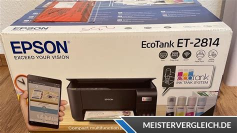 EPSON Multifunktionsdrucker EcoTank ET 2814 TEST 2025