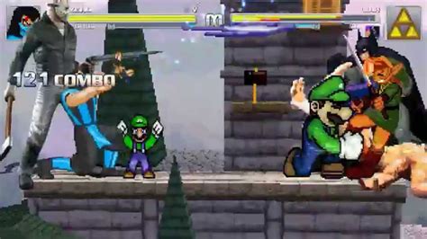 An Mugen Request 116 Sub Zero Luigi Mini Luigi And Jason Vs Link