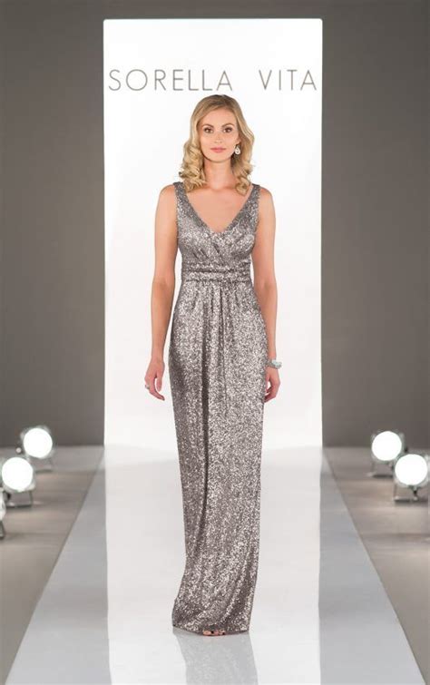 Sorella Vita Designer Series Bridesmaid Dress Modern Metallic In