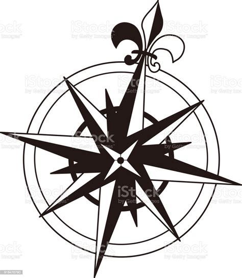 Old Compass Illustration Stock Illustration Download Image Now Arrow Bow And Arrow Arrow