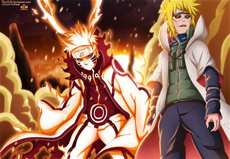 Naruto Kurama And Edo Minato By Thealm On Deviantart