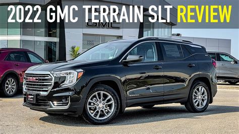 Review 2022 Gmc Terrain Slt 15l Awd Onyx Black First Look All New