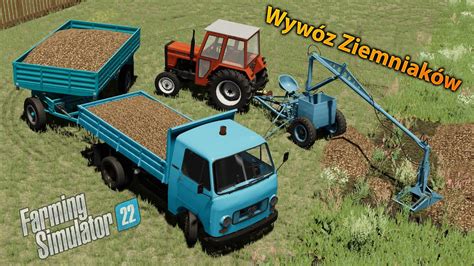 Pożyczony transport Wywóz Ziemniaków Polski Rolnik 15 Farming