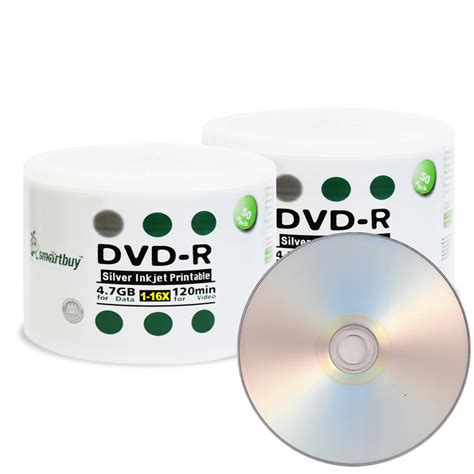 Smart Buy Dvd R X Gb Silver Inkjet Hub Printable Pcs