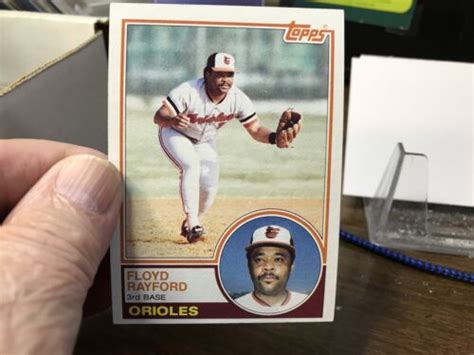 1983 Topps Floyd Rayford Baltimore Orioles 192 Ebay