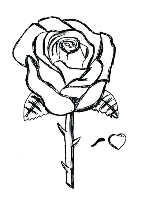 Coloring Pages Of Crosses And Roses At Free