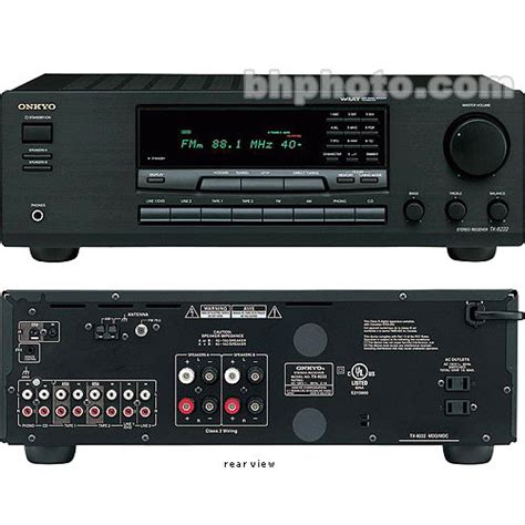 Onkyo Tx Stereo Receiver Tx B H Photo Video