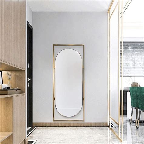 China Customized Gold Full Body Mirrors Suppliers Manufacturers