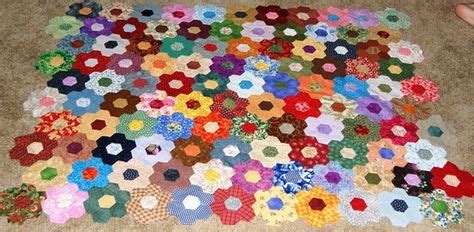 Inch Hexagons Pdf Quilt With Inklingo Hexagon Quilt Pattern