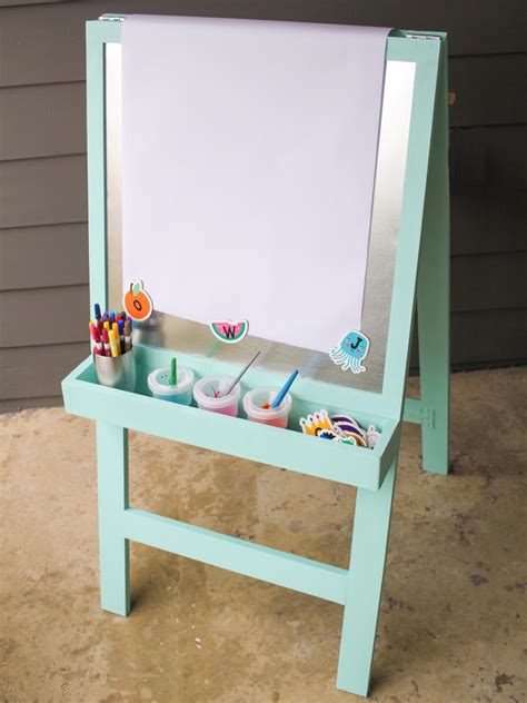 How To Build A Kids Art Easel Diy