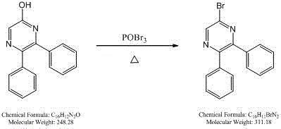 Preparation Method Of 2 Bromine 5 6 Diphenyl Pyrazine Eureka