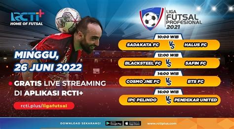 Link Live Streaming Liga Futsal Profesional Gratis Hari Ini Ricardinho