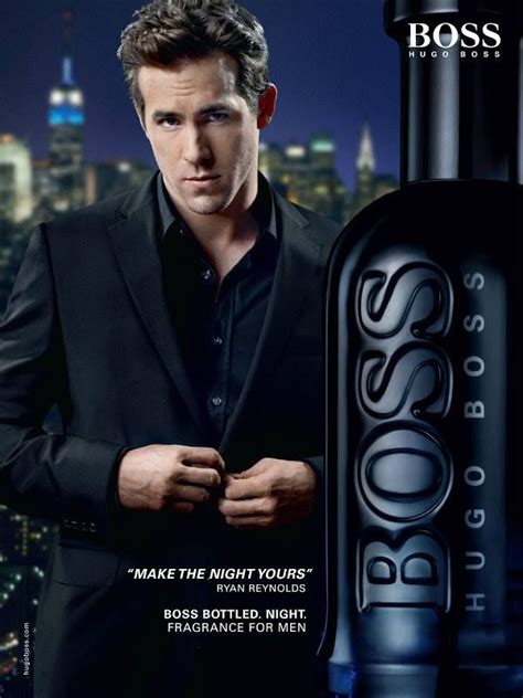 Ryan Reynolds For Boss Bottled Night By Hugo Boss For Men Hugo Boss