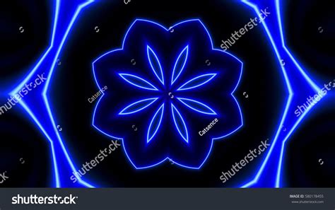 Blue Neon Lights Background Stock Illustration 580178455 Shutterstock