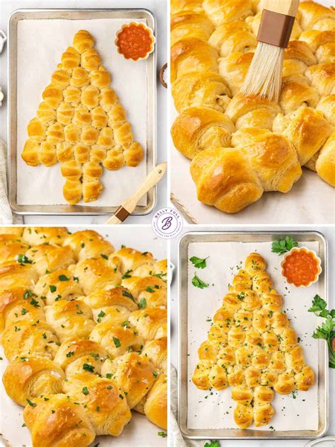 Pull Apart Crescent Roll Christmas Tree Belly Full