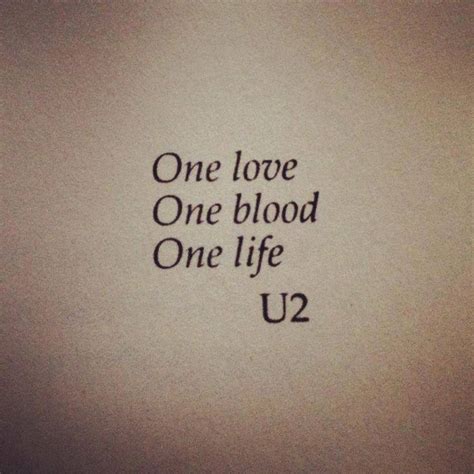 Loved Ones: One Love Lyrics U2