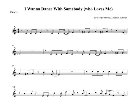 I Wanna Dance With Somebody Who Loves Me Arr Wesley S SIlva Sheet