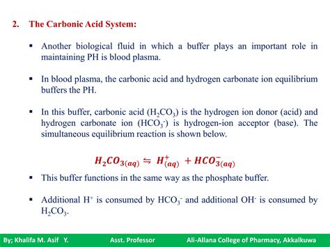 Ph Buffers And Isotonic Solution Ppt