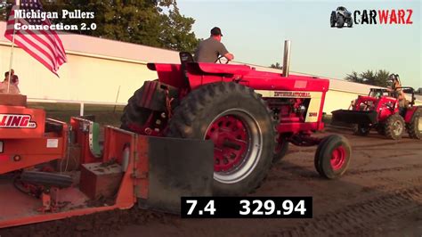 Field Farm Tractor Class At WMP Tractor Pulls In Hart Michigan 2017