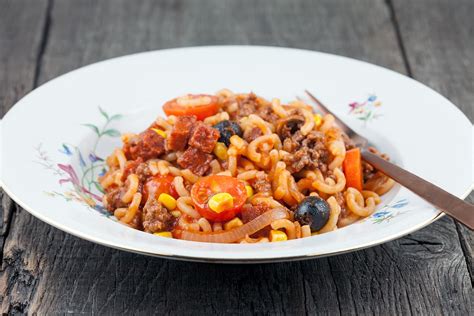 Macaroni Met Chorizo En Tomaat Snelle Maaltijd Ohmydish