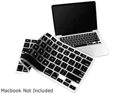 Insten Black Silicone Keyboard Cover Skin Compatible With Macbook® Pro 13 Model 1042720