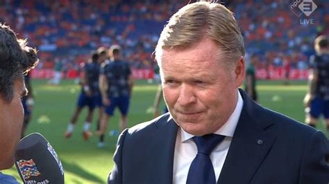 Koeman Legt Keuze Voor Geertruida Uit En Benoemt Wapen Van Oranje