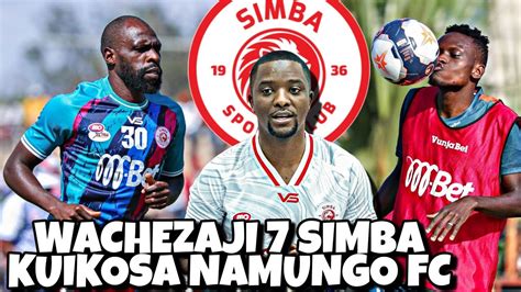 Habari Mbaya Wachezaji 7 Simba Kukosa Mechi Dhidi Ya Namungo Ligi Kuu