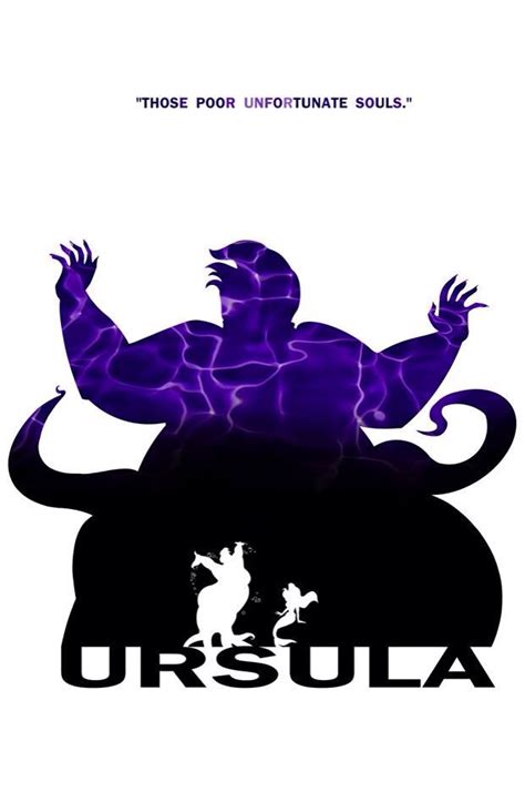 Ursula - Those Poor Unfortunate Souls by Steve Garcia | Disney villains, Disney posters, Disney ...