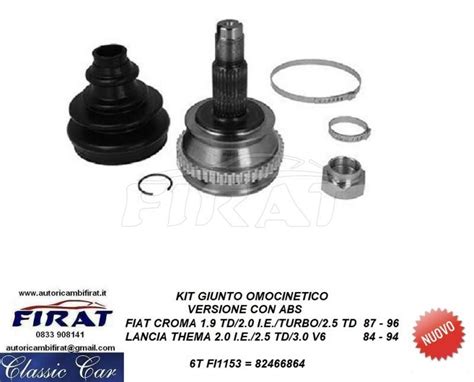 Giunto Omocinetico Fiat Croma Lancia Thema Abs Fi Eur