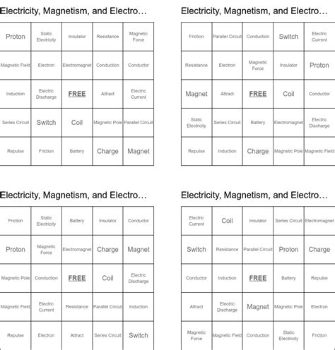 Electricity Word Search Wordmint