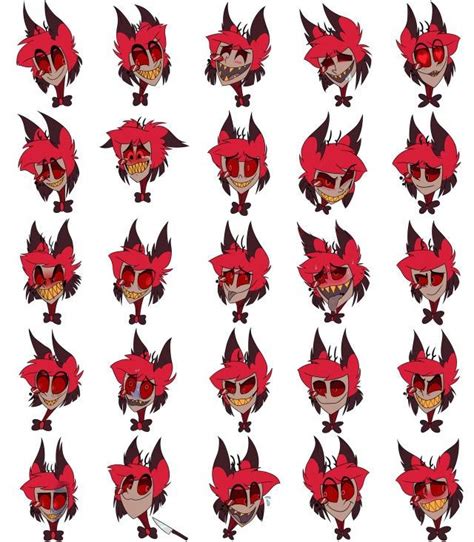 Alastor Emotion Chart Created By Thefloatinghead On Deviantart Go