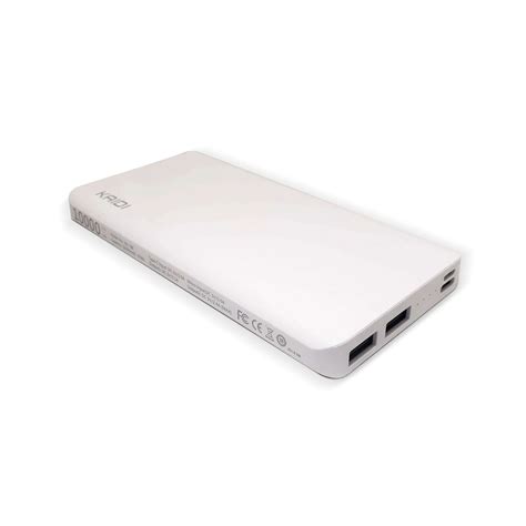 Carregador Port Til Power Bank Kaidi Kd A Mah Branco The