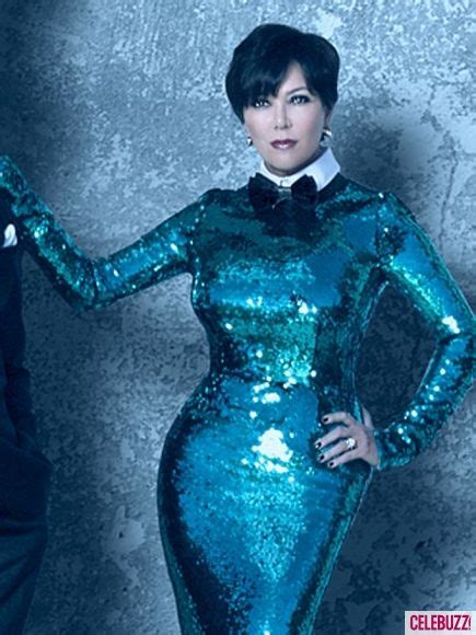 Kris Jenner Kris Jenner Green Dress Fancy Dress