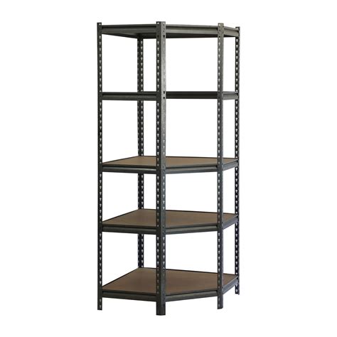 5 Tier Metal Shelf Boltless Shelving Garage Heavy Duty Storage Racking