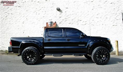 2015 Toyota Tacoma Moto Metal Mo962 Wheels Gloss Black And Milled