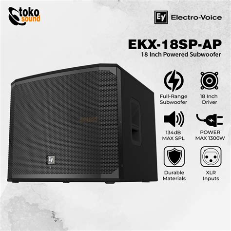 Jual Electro Voice Ekx Sp Ap Ekx Sp Ap Inch Passive Subwoofer