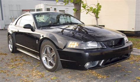 Black 1999 Ford Mustang Svt Cobra Coupe