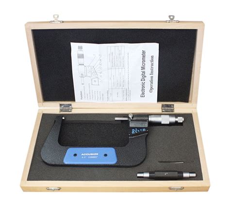 Accusize Mm Keys Electronic Digital Outside Micrometers