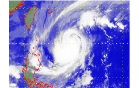 Tropical Cyclones In Track And Satellite Picture Of Severe