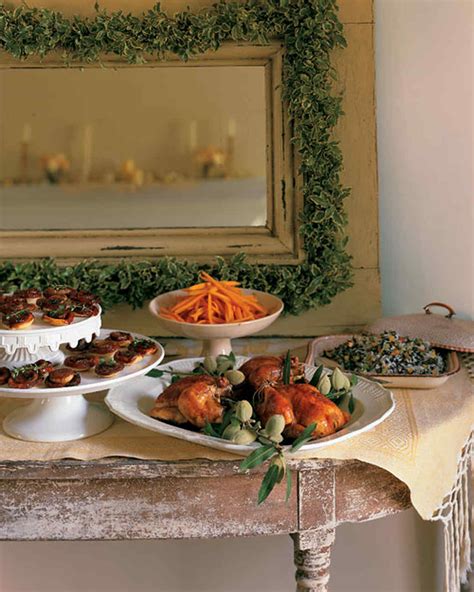 Holiday Parties And Menus Martha Stewart