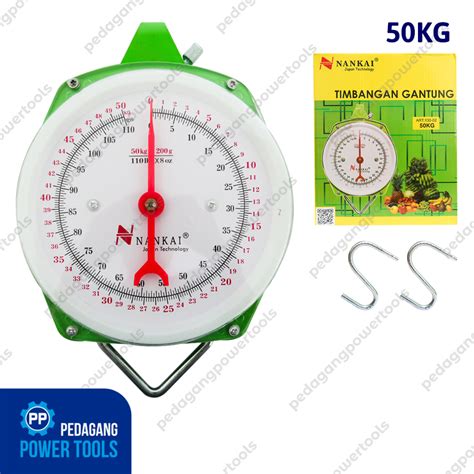 Jual NANKAI TIMBANGAN GANTUNG 50 KG JARUM HANGING SCALE PENGUKUR BERAT