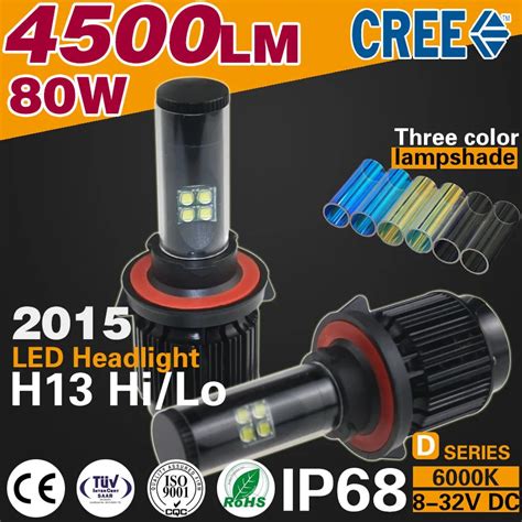 Lm W Integrated Canbus Car Led Headlight H High Low Beam