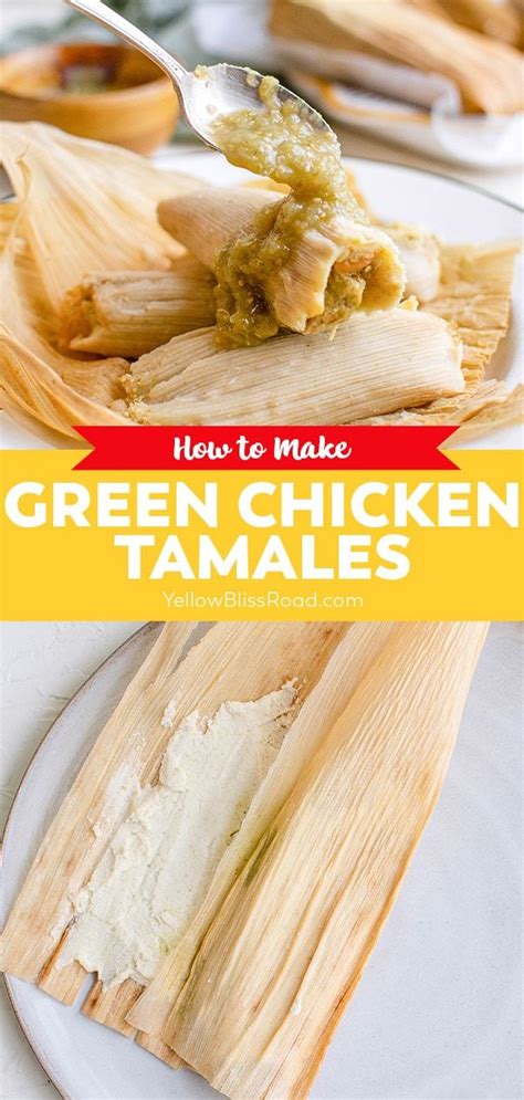 Green Chile Chicken Tamales Artofit