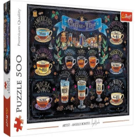 Trefl 37449 Puzzles 500 Coffee Time Игры