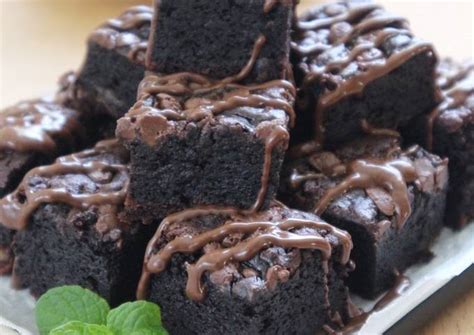 Resep Brownies Pisang Peanut Butter Lembut Simple Tepung Terigu