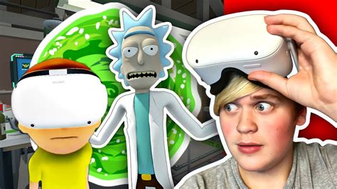 Its Rick And Morty In Vr Rick And Morty Virtual Rick Ality